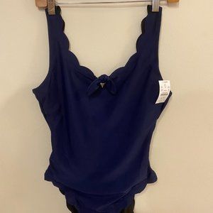 J Crew NWT Bathing Suit, Navy Size M